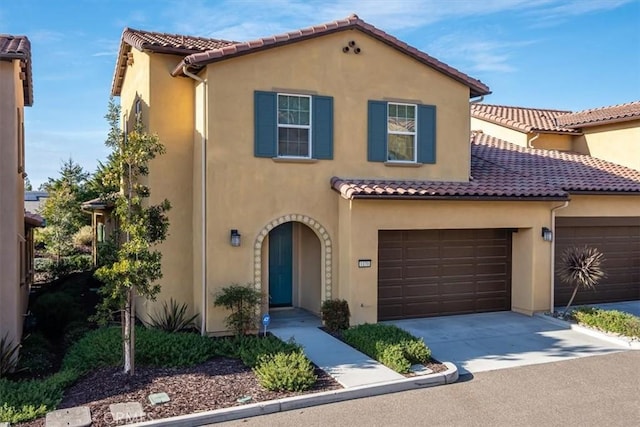 1170 Spring Azure Way Unit 45, Nipomo, CA 93444 - mediterranean / spanish home with stucco siding, a tile roof, and driveway