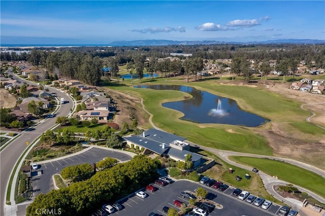 1170 Spring Azure Way Unit 45, Nipomo, CA 93444 - aerial view of residential area with a nearby body of water and a golf course