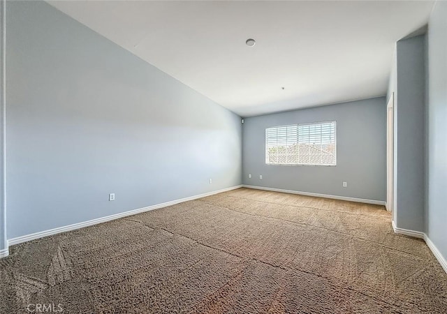 374 E Hilltop Way, Thousand Oaks, CA 91362 - unfurnished room with carpet floors and vaulted ceiling