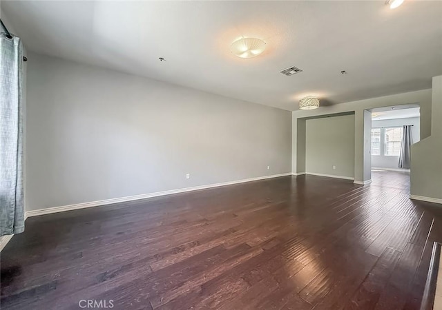 374 E Hilltop Way, Thousand Oaks, CA 91362 - spare room with dark wood-type flooring and baseboards