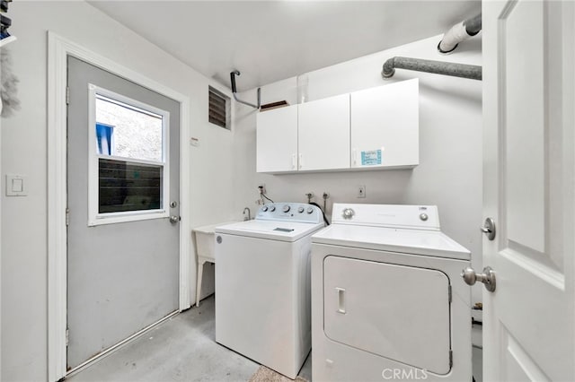 217 E Balboa Blvd, Newport Beach, CA 92661 - laundry room with cabinet space and washing machine and clothes dryer