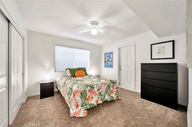 217 E Balboa Blvd, Newport Beach, CA 92661 - carpeted bedroom featuring a closet and ceiling fan