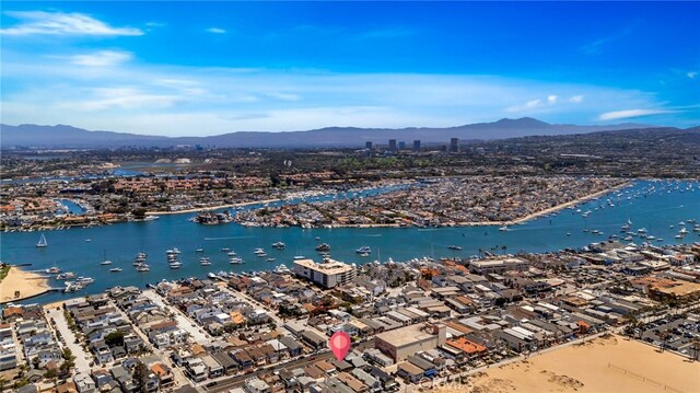 217 E Balboa Blvd, Newport Beach, CA 92661 - view of urban area with a water and mountain view and numerous boat docks