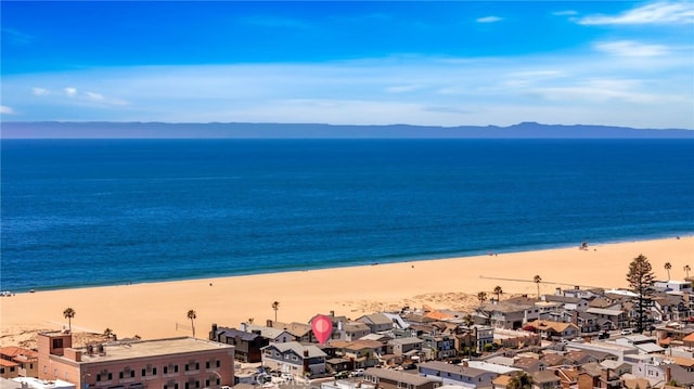 217 E Balboa Blvd, Newport Beach, CA 92661 - water view featuring nearby beach and nearby suburban area