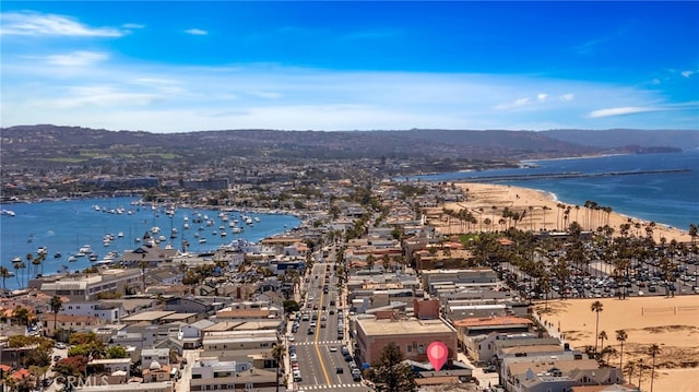 217 E Balboa Blvd, Newport Beach, CA 92661 - drone / aerial view of a water and mountain view