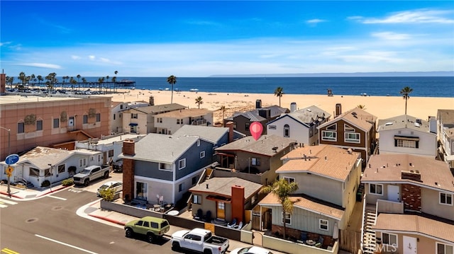217 E Balboa Blvd, Newport Beach, CA 92661 - aerial perspective of suburban area with waterfront with a beach
