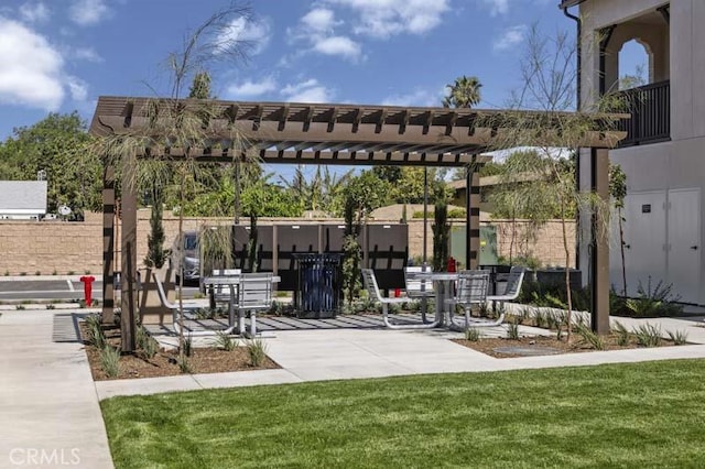 12247 Elliott Ave Unit F, El Monte, CA 91732 - view of property's community with a pergola
