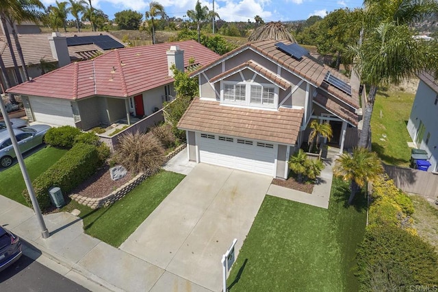 1930 Rosewood St, Vista, CA 92081 - view from above of property