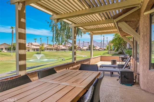 42386 Sultan Ave, Palm Desert, CA 92211 - view of patio / terrace with a residential view