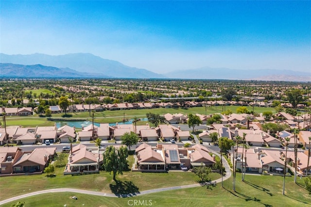 42386 Sultan Ave, Palm Desert, CA 92211 - aerial view of residential area featuring a water and mountain view