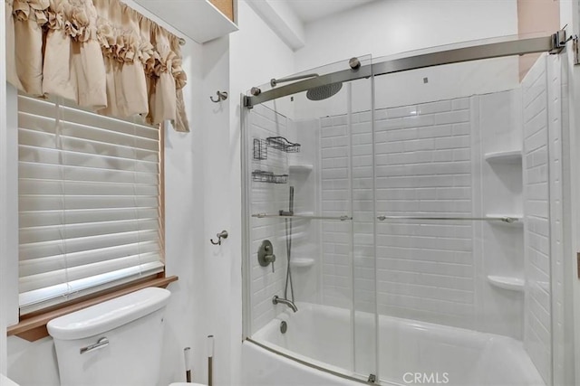 10784 Cole Way, Grass Valley, CA 95945 - full bathroom featuring toilet and combined bath / shower with glass door