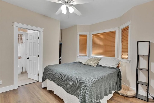 10784 Cole Way, Grass Valley, CA 95945 - bedroom with wood finished floors and a ceiling fan