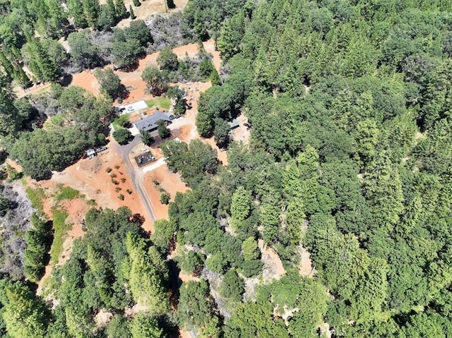 10784 Cole Way, Grass Valley, CA 95945 - aerial view of property and surrounding area with a heavily wooded area