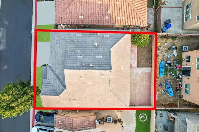 4564 Vincent Way, Riverside, CA 92501 - aerial overview of property's location with property boundaries highlighted
