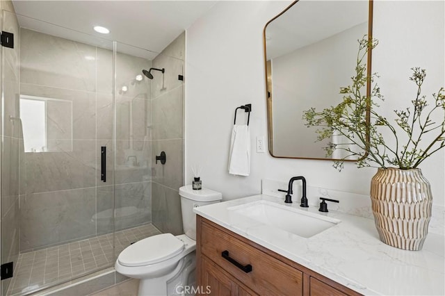 9712 Saloma Ave, North Hills, CA 91343 - bathroom featuring vanity and a stall shower