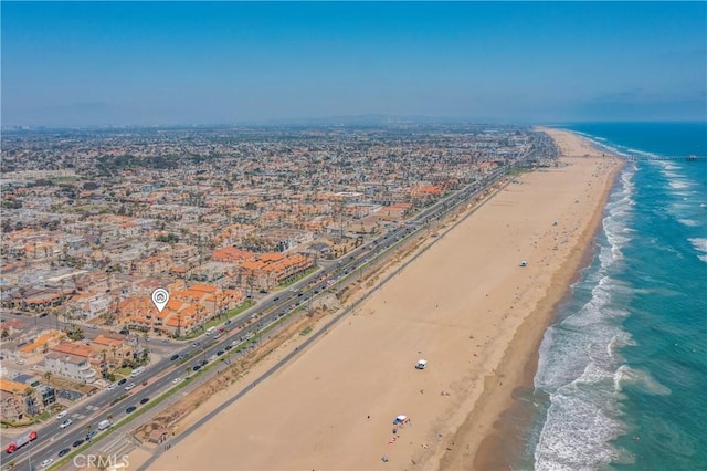 2000 Pacific Coast Hwy Unit 313, Huntington Beach, CA 92649 - aerial view of property's location featuring waterfront with a beach