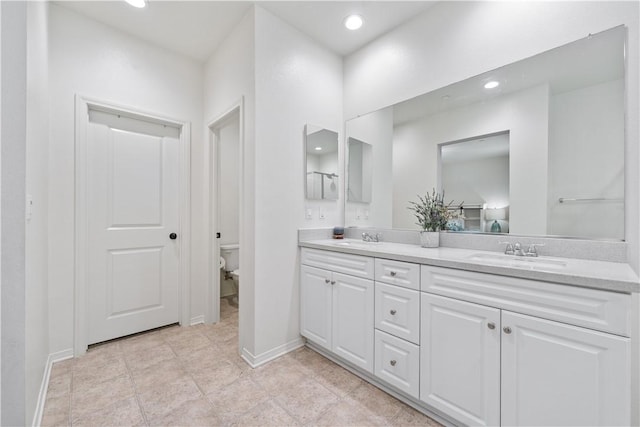 2848 E Berry Loop Privado Unit 52, Ontario, CA 91761 - full bath featuring double vanity and recessed lighting