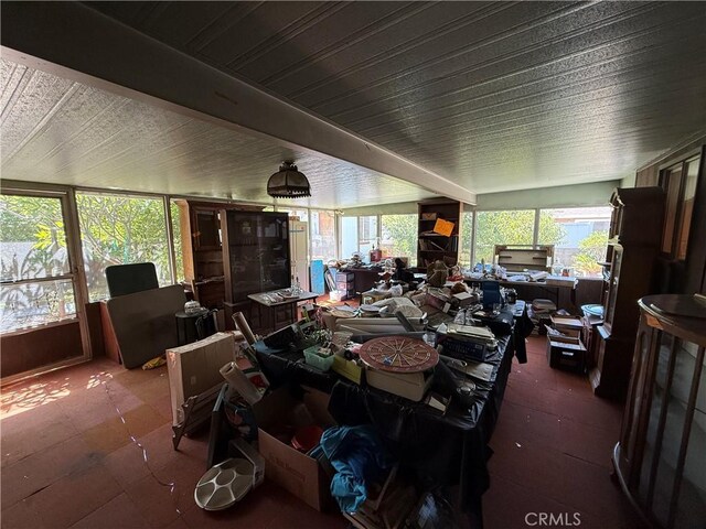 4271 Hines Ave, Riverside, CA 92505 - sunroom featuring wood ceiling