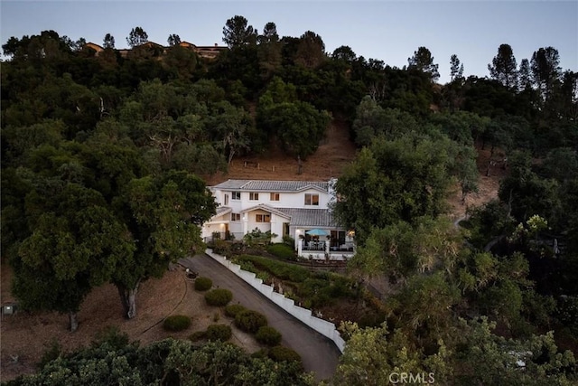9230 Las Lomas Ave, Atascadero, CA 93422 - aerial view of property's location featuring a heavily wooded area