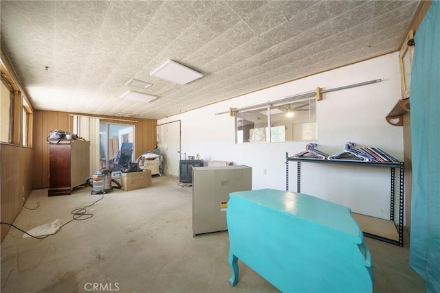 61497 Valley View Dr, Joshua Tree, CA 92252 - basement with wooden walls