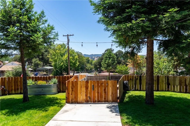 4095 Dolores Ave, Atascadero, CA 93422 - view of yard with a gate