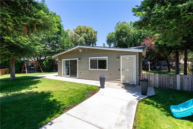 4095 Dolores Ave, Atascadero, CA 93422 - rear view of house with a playground