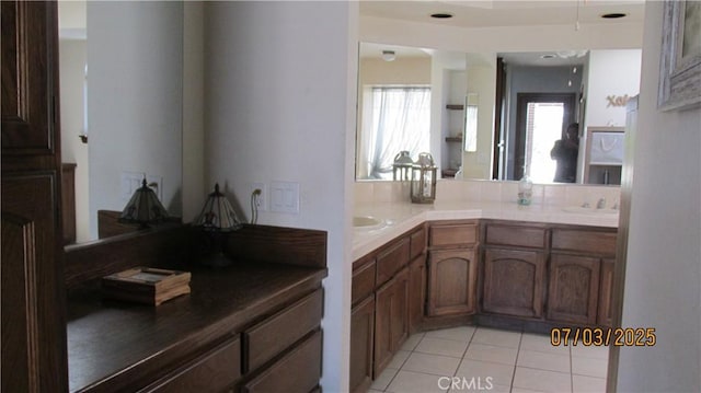 19824 Yucca Loma Rd, Apple Valley, CA 92307 - bathroom featuring tile patterned floors and a sink