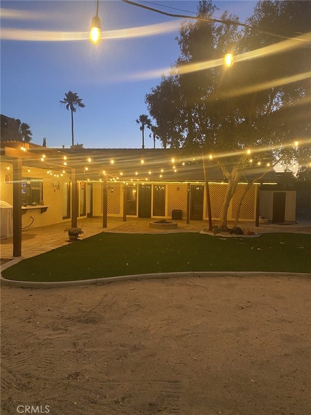 19824 Yucca Loma Rd, Apple Valley, CA 92307 - back of property featuring a patio