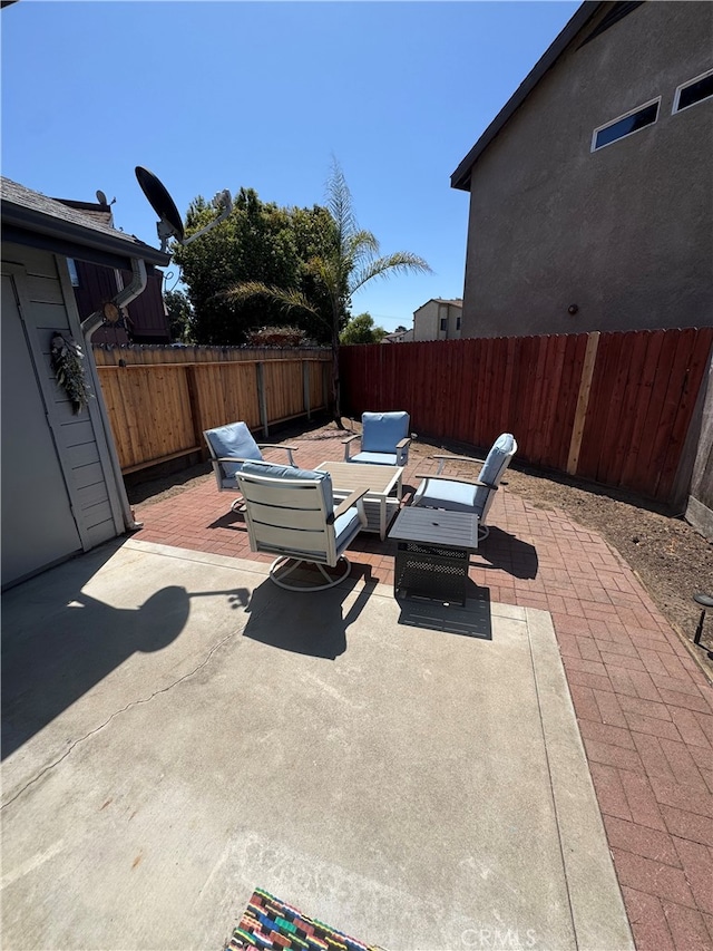 261 Spruce St Unit B, Arroyo Grande, CA 93420 - fenced backyard with a patio and an outdoor living space