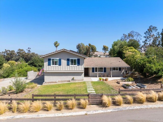 835 Minor Dr, Escondido, CA 92025 - split level home with covered porch and board and batten siding