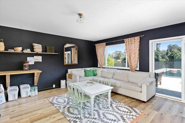835 Minor Dr, Escondido, CA 92025 - living room with wood finished floors and baseboards