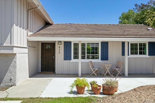 835 Minor Dr, Escondido, CA 92025 - doorway to property with board and batten siding