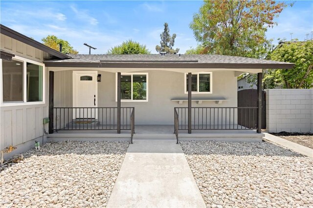 18746 Welby Way, Reseda, CA 91335 - view of front facade with a porch