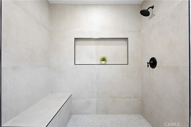 18746 Welby Way, Reseda, CA 91335 - bathroom with a tile shower