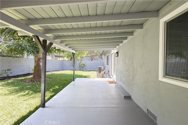 18746 Welby Way, Reseda, CA 91335 - fenced backyard featuring a patio