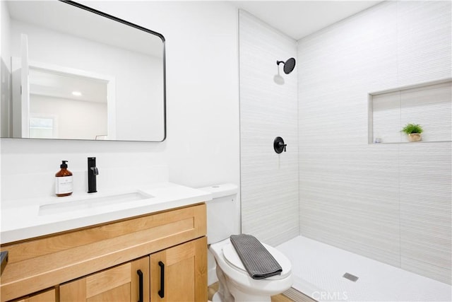 18746 Welby Way, Reseda, CA 91335 - bathroom with a tile shower and vanity