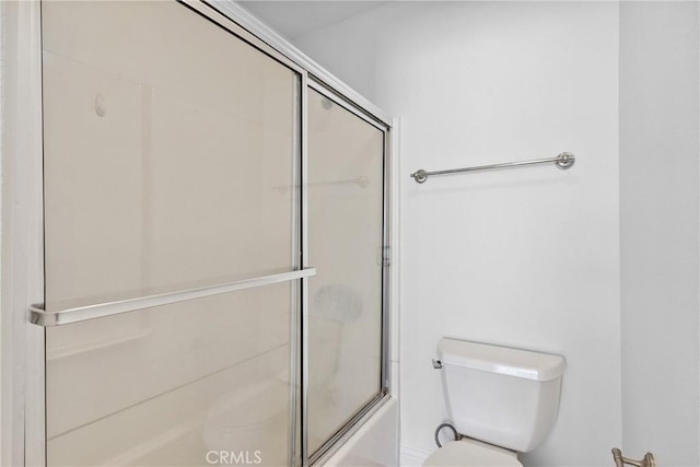 10166 Camino Ruiz Unit 32, San Diego, CA 92126 - bathroom with toilet and bath / shower combo with glass door