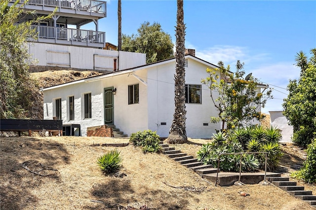 1509 N Avenida De La Estrella, San Clemente, CA 92672 - view of front of property featuring stucco siding and a chimney