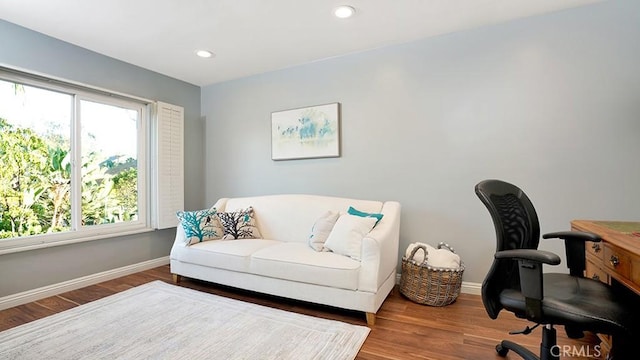 31962 Via Montura, San Juan Capistrano, CA 92675 - office featuring wood finished floors and recessed lighting