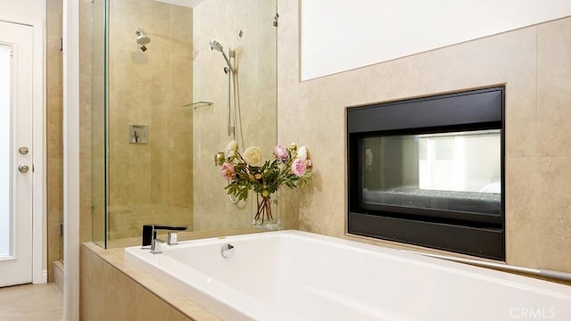 31962 Via Montura, San Juan Capistrano, CA 92675 - full bath with a bath and a tile shower