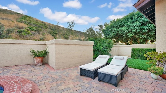 31962 Via Montura, San Juan Capistrano, CA 92675 - view of patio with a mountain view