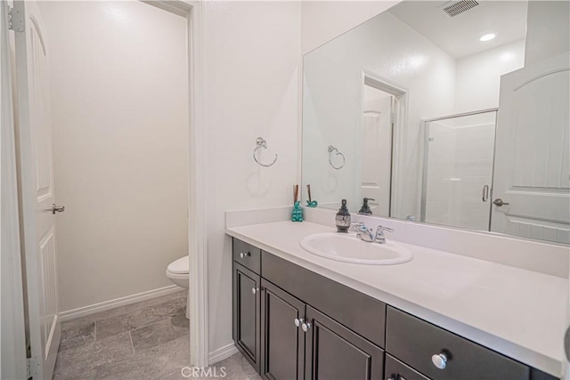 24270 Verdugo Cir, Valencia, CA 91354 - bathroom featuring vanity and a shower stall