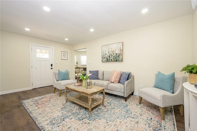 4548 Jade St, Los Angeles, CA 90032 - living room with wood finished floors and recessed lighting