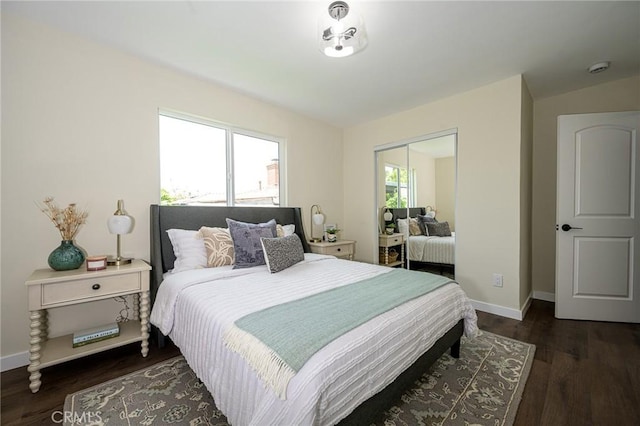 4548 Jade St, Los Angeles, CA 90032 - bedroom featuring wood finished floors and a closet
