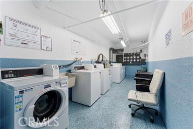 120 Alamitos Ave Unit 14, Long Beach, CA 90802 - communal laundry room with washer and dryer