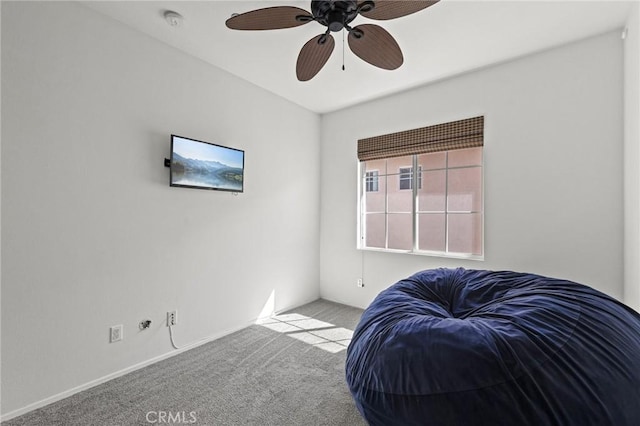 11317 Riverleaf Dr, Riverside, CA 92505 - sitting room with carpet and ceiling fan