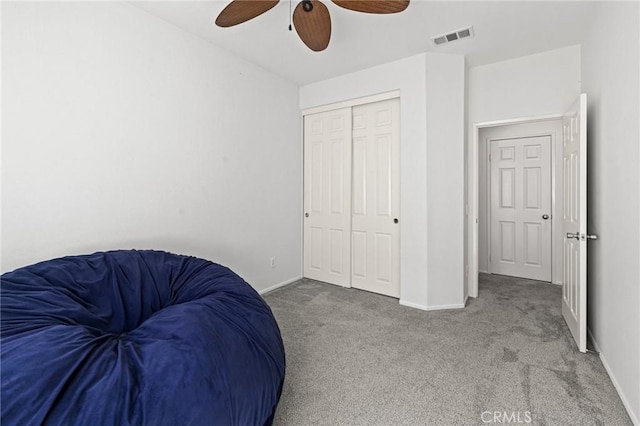 11317 Riverleaf Dr, Riverside, CA 92505 - sitting room with carpet flooring and a ceiling fan