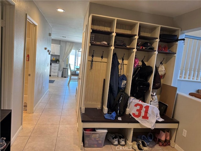32555 Via Perales, Temecula, CA 92592 - mudroom featuring light tile patterned flooring and recessed lighting