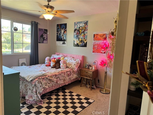 32555 Via Perales, Temecula, CA 92592 - carpeted bedroom featuring a ceiling fan