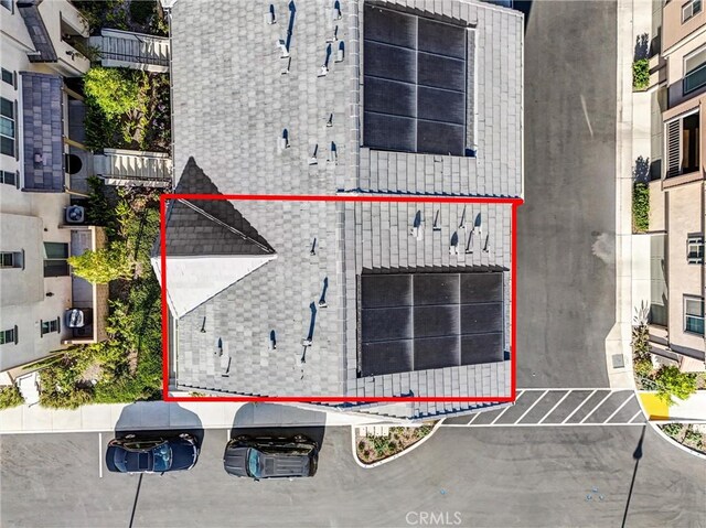2123 Crescent Moon, Upland, CA 91786 - view of subject property featuring property parcel outlined
